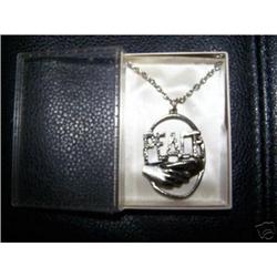 VINTAGE PEACE SYMBOL NECKLACE- 1960'S ORIGINAL #1510384