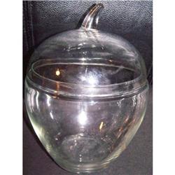 1970 Dunkin Donuts Crystal Apple Cookie jar #1510389