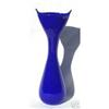 Image 1 : ABSTRACT CAT VASE~TALL~OPAQUE COBALT~BLOWN #1510468