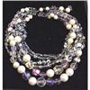 Image 1 : DeMario six strand crystal choker necklace #1510520