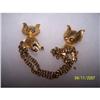 Image 1 : VINTAGE DOUBLE KITTY BROOCH #1510602