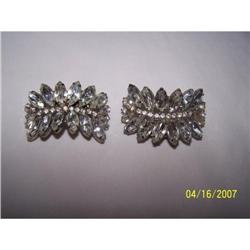 DESIGNER UNKNOWN ~PAIR OF RHINESTONE SHOE #1510613