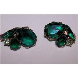 OUTSTANDING JULIANA GREEN RHINESTONE CLIP #1510626