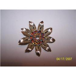 GORGEOUS SIGNED ~LISNER~RINESTONE BROOCH #1510632