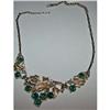 Image 1 : ~CORO~ PEGASUS GREEN RHINESTONE NECKLACE #1510637