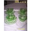 Image 1 : ANCHOR HOCKING ~CIRCLE~ CUPS AND SAUCERS #1510642