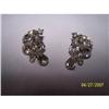 Image 1 : SIGNED ~WEISS~ CLEAR RHINESTONE CLIP EARRINGS #1510671