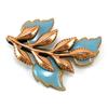 Image 1 : Vintage MATISSE Renoir ENAMELCopper BROOCH Pin #1510680