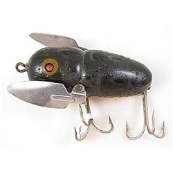 Old HEDDON Crazy CRAWLER Fishing LURE Bullfrog #1510704