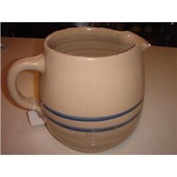 vintage salt glazed crock pitcher #1510784