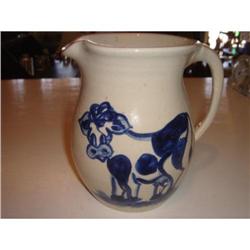 vintage salt glazed milk pitcher #1510785