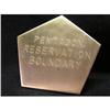 Image 1 : Brass "Pentagon Reservation Boundary" Peg #1510791