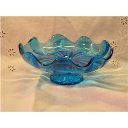 Viking Blue Glass Compote or Tidbit  #1510826