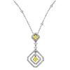 Image 1 : 18k Two Tone Gold 1.02CTW Diamond Pendant, (VS1-VS2/G-H)