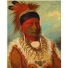 Image 1 : George Catlin - White Cloud, Chief of the Iowas