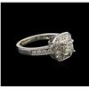 Image 1 : 1.01 ctw Diamond Ring - 14KT White Gold