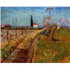 Image 1 : Van Gogh - Path Through A Field With Willows