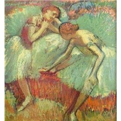 Edgar Degas - Dancers In Green
