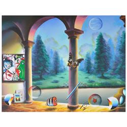 Ferjo "Garden Fantasies" Original Oil On Canvas