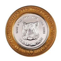 .999 Fine Silver The Orleans Las Vegas, Nevada $10 Limited Edition Gaming Token