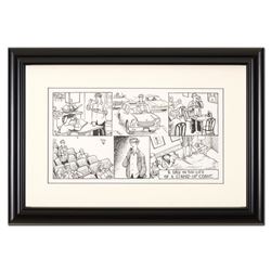 Dan Piraro Bizarro "A Day In A Life Of A Stand Up Comic (7/1/07)" Original Drawing