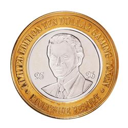 .999 Silver Riverside Resort Casino Laughlin, NV $10 Limited Edition Gaming Token