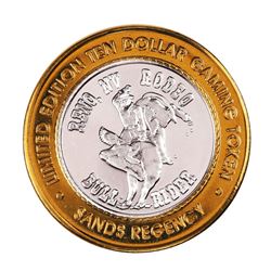 .999 Silver Sands Regency Reno, Nevada $10 Casino Limited Edition Gaming Token