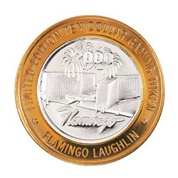 .999 Silver Flamingo Laughlin, NV $10 Casino Limited Edition Gaming Token