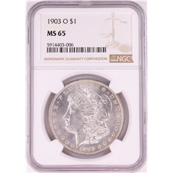 1903-O $1 Morgan Silver Dollar Coin NGC MS65