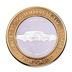 .999 Silver Palms Casino Las Vegas, NV $10 Casino Limited Edition Gaming Token