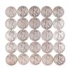 Lot of (25) 1928-D/S & 1929-D/S Walking Liberty Half Dollar Coins