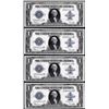 Image 1 : Cut Sheet of (4) Consecutive 1923 $1 Silver Certificate Notes