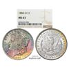 Image 1 : 1884-O $1 Morgan Silver Dollar Coin NGC MS63 Amazing Toning