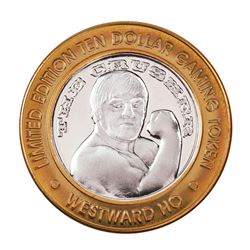 .999 Silver Westward Ho Casino Las Vegas $10 Casino Limited Edition Gaming Token