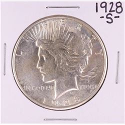 1928-S $1 Peace Silver Dollar Coin