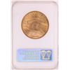 Image 2 : 1923 $20 St. Gaudens Double Eagle Gold Coin NGC MS61 - Chipped Slab