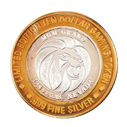 .999 Silver MGM Grand Las Vegas, Nevada $10 Casino Limited Edition Gaming Token