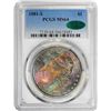 Image 2 : 1881-S $1 Morgan Silver Dollar Coin PCGS MS64 CAC Amazing Toning