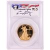 Image 1 : 2015-W $25 Proof American Gold Eagle Coin PCGS PR70DCAM Moy Signature FDOI PA