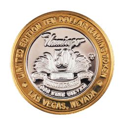 .999 Fine Silver Flamingo Casino Las Vegas, NV $10 Limited Edition Gaming Token