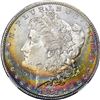 Image 5 : 1881-S $1 Morgan Silver Dollar Coin NGC MS63* Star Amazing Toning