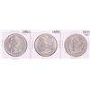 Image 1 : Lot of 1882, 1884, & 1899-O $1 Morgan Silver Dollar Coins