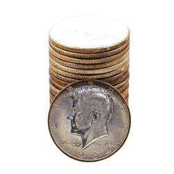 Roll of (20) Brilliant Uncirculated 1964 Kennedy Half Dollar Coins
