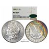 Image 1 : 1881-S $1 Morgan Silver Dollar Coin NGC MS62* Star CAC Amazing Toning