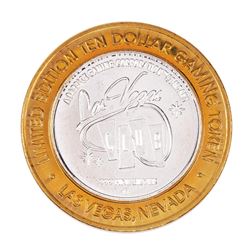 .999 Silver Las Vegas Club $10 Casino Limited Edition Gaming Token