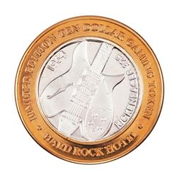.999 Silver Hard Rock Hotel & Casino Las Vegas, NV $10 Limited Edition Gaming Token
