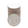 Image 2 : Roll of (20) Brilliant Uncirculated 1961-D Franklin Half Dollar Coins