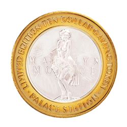.999 Silver Palace Station Hotel and Casino $10 Casino Limited Edition Gaming Token