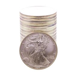 Roll of (20) Brilliant Uncirculated 1997 $1 American Silver Eagle Coins