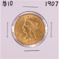 1907 $10 Liberty Head Eagle Gold Coin